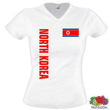 NORDKOREA NORTHKOREA DAMEN GIRLIE SHIRT TRIKOT XS-XXL34