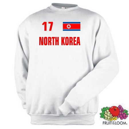 NORDKOREA NORTH KOREA SWEATSHIRT PULLI TRIKOT S-XXL 48