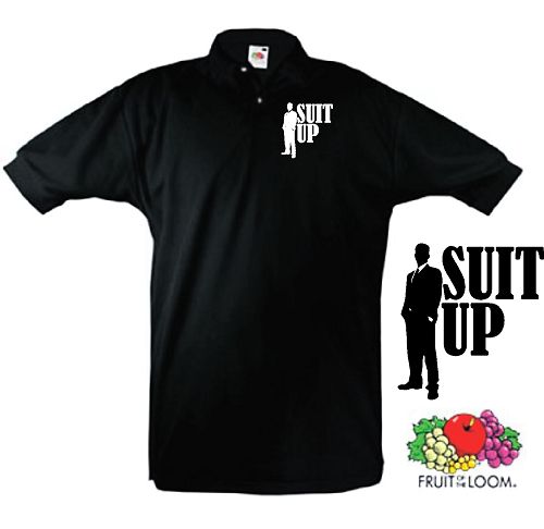SUIT UP POLO SHIRT HOW I MET YOUR MOTHER SEASON S-XXL