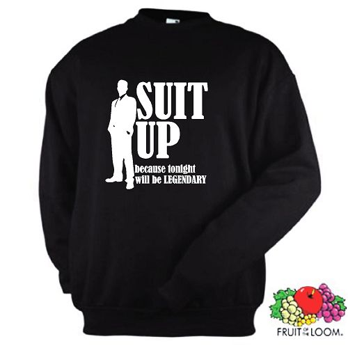 SUIT UP SWEATSHIRT HOW I MET YOUR MOTHER SEASON S-XXL