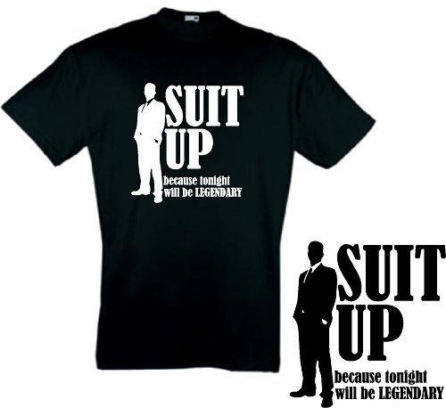SUIT UP T-SHIRT HOW I MET YOUR MOTHER SEASON S-XXL