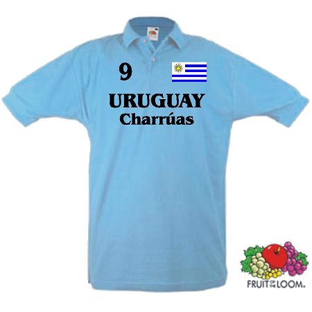 URUGUAY CHARRUAS KINDER POLO SHIRT 104-164 TRIKOT 18