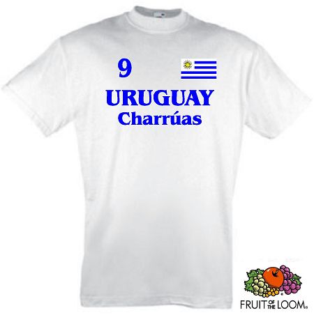 URUGUAY CHARRUAS KINDER T-SHIRT 104-164 TRIKOT LOOK 1