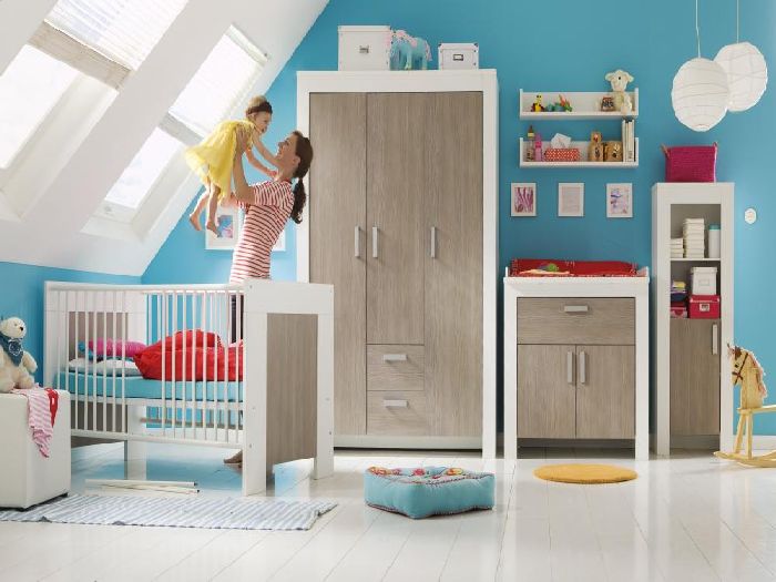 Janne 6-teilig<!-- Babyzimmer Wickelkommode Babybett -->