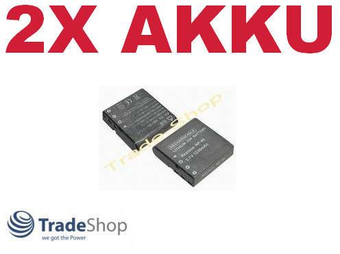2x AKKU f&uuml;r CASIO EXILIM EX-Z-40 EX-Z-50 EX-Z-55 NP40