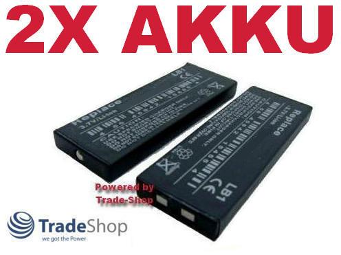 2x AKKU f&uuml;r TOSHIBA PDR-3310 PDR3310 PDR 3310