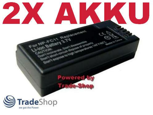 2x AKKU f. Sony DSC-P2 DSC-P3 DSC-P5 DSC-P7 DSC-P8