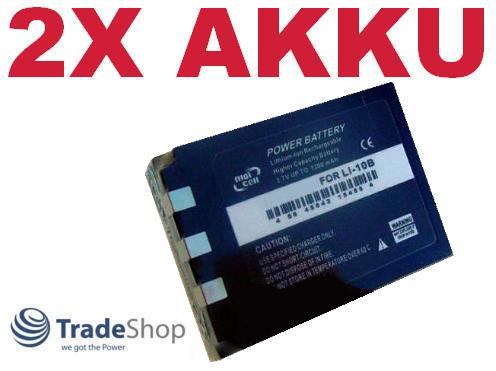 2x AKKU f&uuml;r OLYMPUS C70 C470 C5000 C760 C765 C770 D590