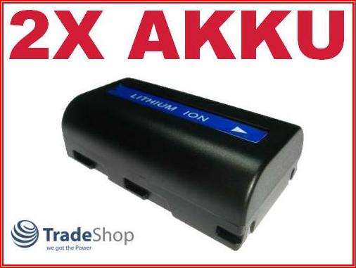 2x Akku F&uuml;r Samsung Vp-dc171 Vp-dc563 Sb-lsm80 Sc-d557