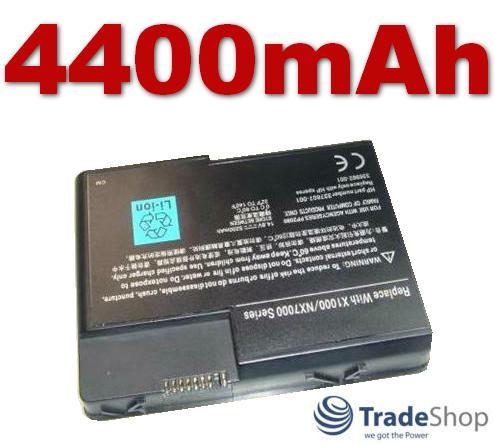 AKKU f&uuml;r HP Compaq NX7000 NX7010 ZT3000 ZT3300 X1000
