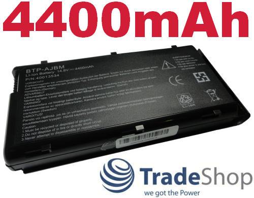 AKKU f&uuml;r Medion MD-96500 MD-97500 MD-97600 WIM-2040 BTP-AJBM 4400mAh