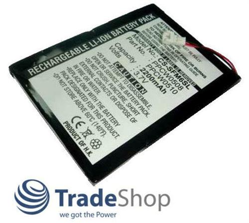 Akku f&uuml;r Cowon iAudio X5, X5L 30GB, 2200mAh