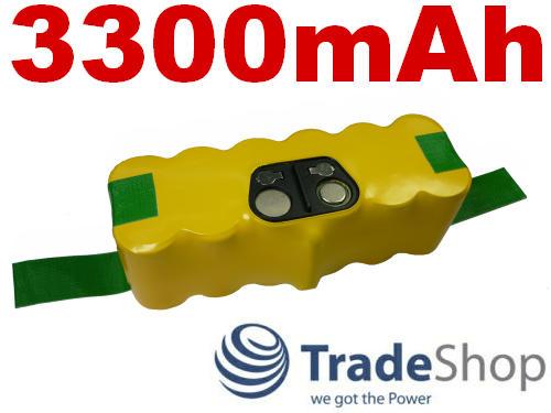 Akku f&uuml;r iRobot i-Robot Roomba 780 80501 R3 R-3 APS 500 APS500 3300mAh