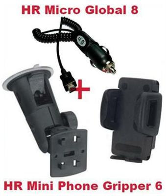 HR Universal KFZ Halter Halterung + Ladekabel f&uuml;r HTC P3700 P-3700