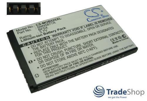 Trade-Shop AKKU f&uuml;r Motorola DEFY MB520 MB525 BF5X SNN5877A BF-5-X