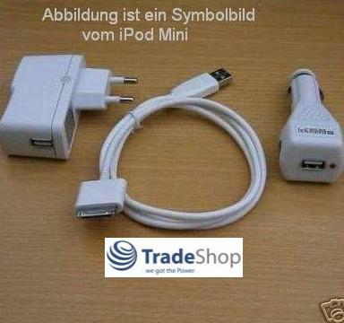 4in1 Ladekabel Kabel Set Apple iPod i-Pod Touch 4G