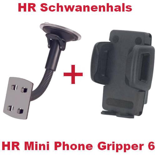 HR Universal KFZ Halter Halterung f&uuml;r HTC P3700 P-3700 + Schwanenhals