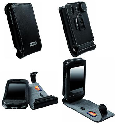 KRUSELL Tasche Ledertasche f&uuml;r HTC Touch 2 Touch2 +Clip
