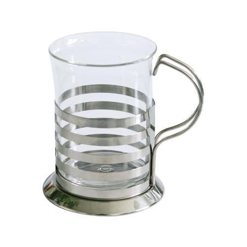 Testrut Teeglas Tebino 200 ml m. Edelstahlhalter 223566