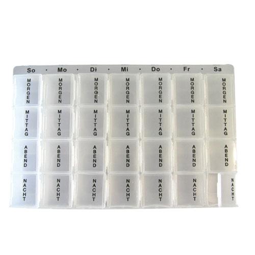 Testrut Kunststoff Pillendose Tablettenbox 7 Tage 291164