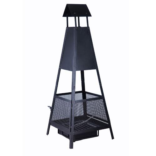 Testrut Terassenofen Feuerstelle pyramidenf&ouml;rmig 481558