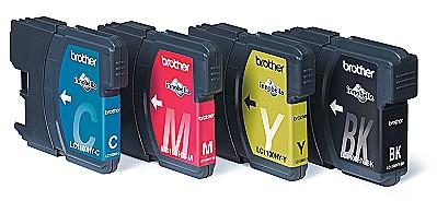 Brother LC1100HY Jumbo Patronen Set - 4 Patronen Value Pack