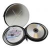 Stylische XLayer CD-Tasche Metall rund für 12 BD / CD oder DVD