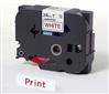 BROTHER 24 mm Beschriftungsband TZ-252 TZ252 rot auf weiss