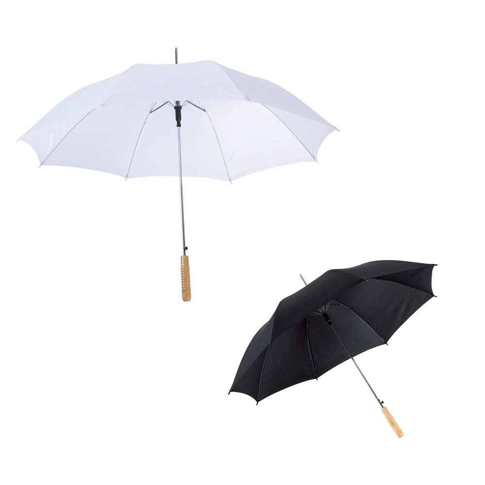 Regenschirm für Hochzeiten oder Fotografen, Schwarz oder Weiß, 105 cm