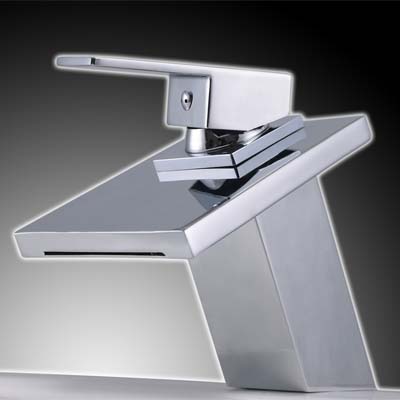 CHROM EDITION: EDLE WASSERFALL ARMATUR MESSING VERCHROMT | DESIGN BAD