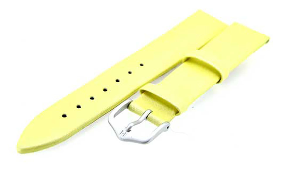 Uhrenarmband Hirsch gelb 18mm VERONA 17559073-18 Textilband  6099