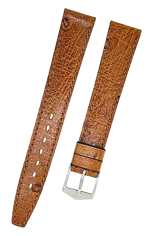 FORTIS Uhrenarmband LEDER Braun mit brauner Naht 14mm NEU 8798