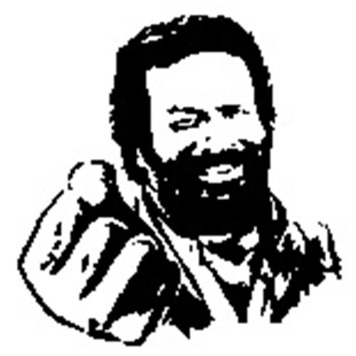 Bud Spencer Wandtattoo verschiedene Größen bis 120cm