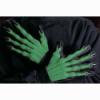 Grüne 3D Hexen/Zombie/Gnom Handschuhe # 8405
