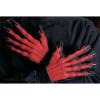 Rote 3D Teufel/Monster Handschuhe # 8406H
