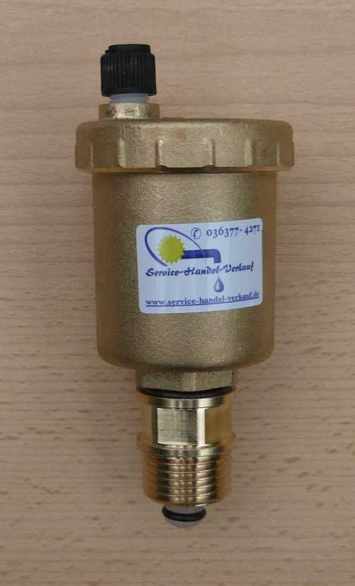 Automatische Schnellentlüfter / Doppelentlüfter Watts incl. Absperrventil - Bild 3 von 5