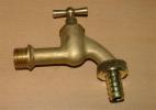 Auslaufventil Messing gebeizt 1/2" Knebelgr.(5424#