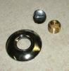 Messing Fit.verchr. Blindstopfen m. Rosette 3/4" (2413*