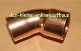(511#)Kupferbogen 45&deg;/ I-A /28mm/DVGW zug.1 St&uuml;ck
