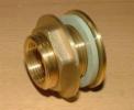 Messingtankdurchf&uuml;hrung 1" mit 3/4" Innengewinde (5038#