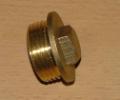 Messing Stopfen AG 3/8"  (4 kant) (1936#