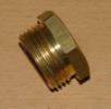 Messing Stopfen AG 3/8" (6 kant) (4783#