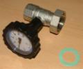 Pumpenkugelhahn mit Thermome. blau 11/4"ohne SKB(4380*