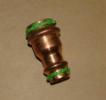 CU Pressfitting red.Muffe 35mm x 28mm V-Kontur (5528#