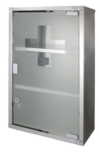 Edelstahl Medizinschrank Hausapotheke Medikamentenschrank Erste Hilfe