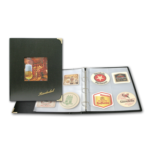 Safe: Album für Bierdeckel für 80 Bierdeckel