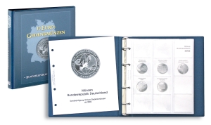 Lindner VORDRUCKALBUM FÜR DEUTSCHE 10 EURO GEDENKMÜNZEN