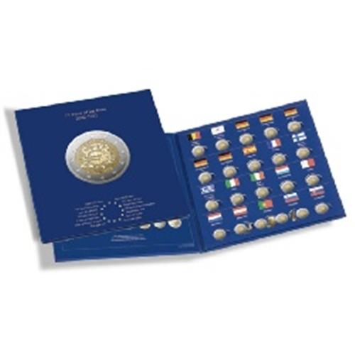 Münzalbum PRESSO für 2 Euro Münzen "10 Jahre Euro-Bargeld"