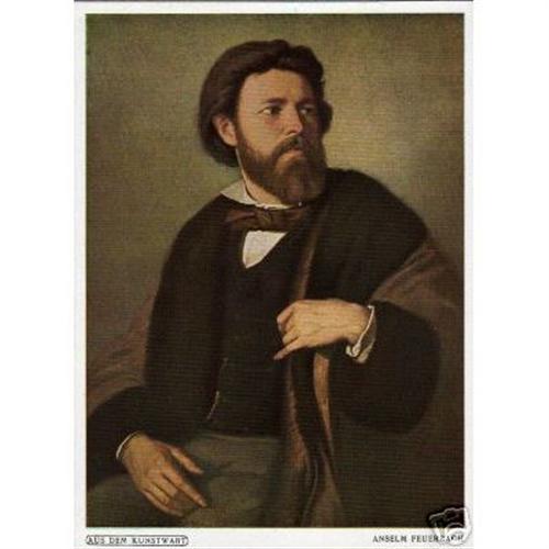 Druck aus 1923 Feuerbach: Portrait von Julius Allgeyer