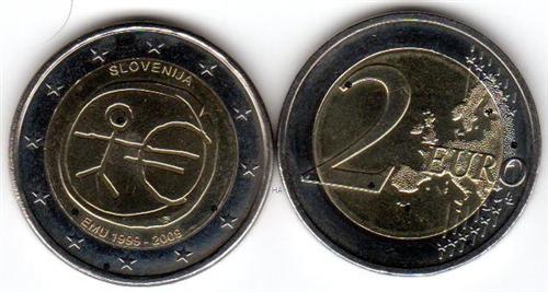 2 Euro Sondermünze WWU Slowenien 2009 ( Slovenija )